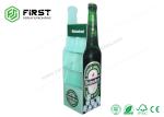 Folding 4 Shelves Retail Promotion Beverage Cardboard Paper Floor Stand Display