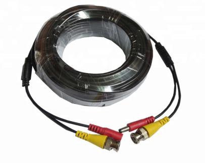 Buy cheap CCTV System Black Jacket BNC DC Camera Surveillance Cable from wholesalers