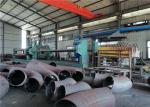 Hot Heating Elbow Making Equipment , Induction Elbow Machine 5 - 120mm Wall