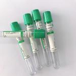 Medical Green Cap Lithium Heparin Tube Vacuum Blood Collection Tube