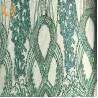 Buy cheap Sophisticated Green Beaded Lace Fabric / Lace Material Fabric For Bridal Dress from wholesalers