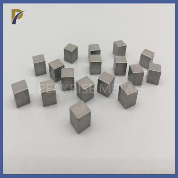 Buy cheap 30mm length molybdenum tungsten alloy cube for counterweight physical and chemical properties from wholesalers