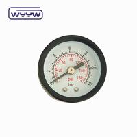 Buy cheap Wall Hung Capillary Steam Pressure Gauge Manometer Black Steel Material product