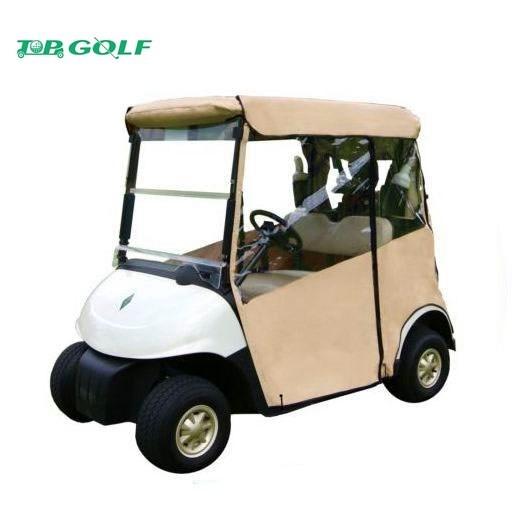 Buy cheap Door Works Golf Cart Enclosures With Rear Seat White Dual U - Shaped Zippers from wholesalers