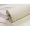 Buy cheap Asian Style Embossed White Wallpaper , Waterproof Leaf Pattern Wallpaper from wholesalers