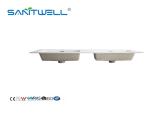 Top Quality SWJ1400D Wholesale China Suppliers Artificial Stone Basins Double