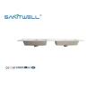 Buy cheap Top Quality SWJ1400D Wholesale China Suppliers Artificial Stone Basins Double Hand Washing Basins from wholesalers