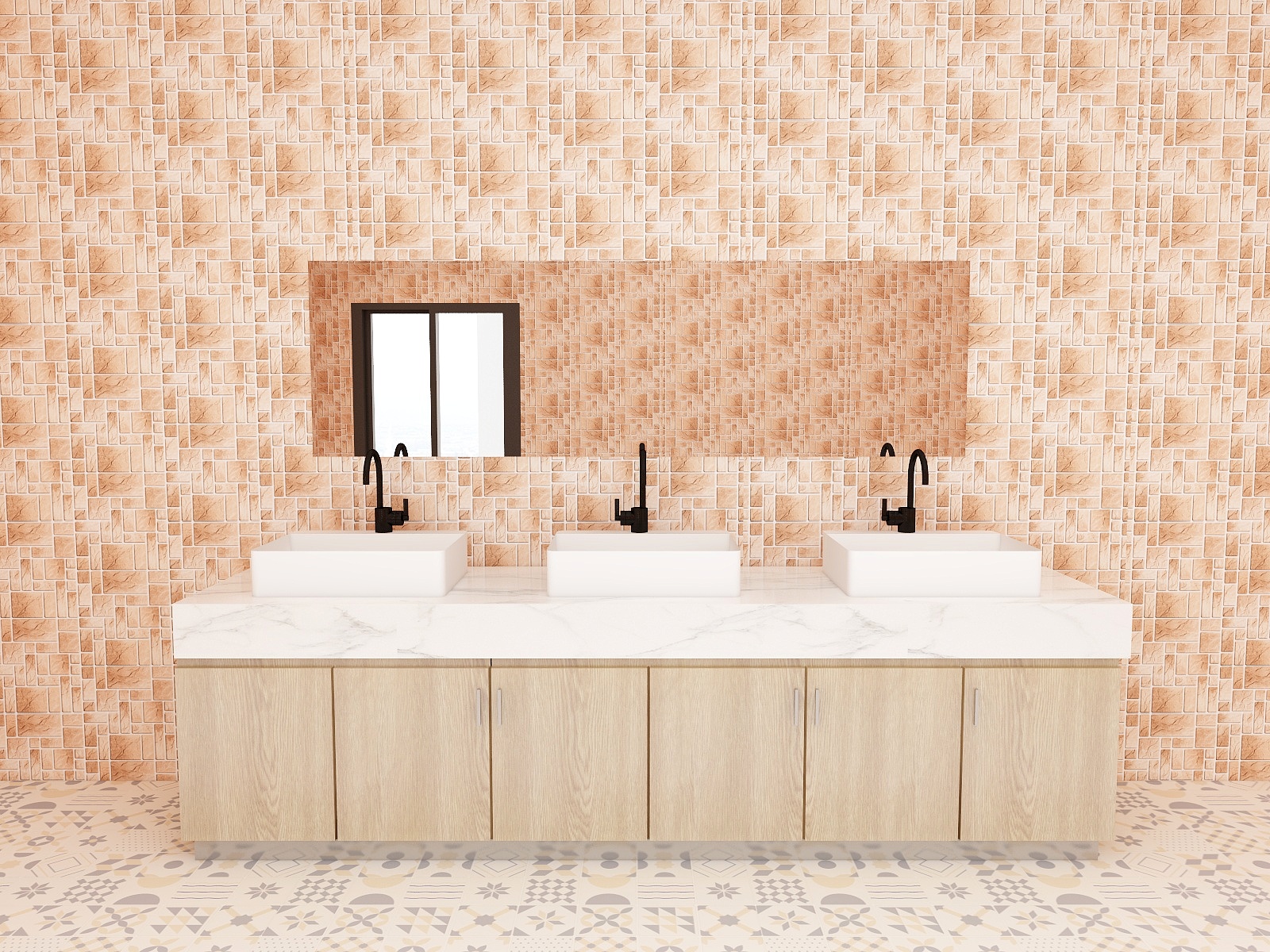 Workshop Retro 3D Grey Brick Wallpaper 0.17mm-0.30mm Thickness