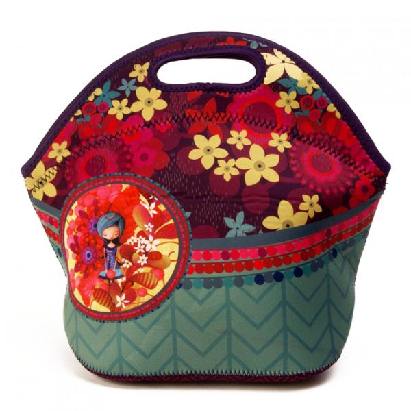 Buy cheap Vintage Floral Lunch Bag For Women,Portable Travel Picnic Food Bag Gourmet Getaway Neoprene Lunch Tote For Girl from wholesalers