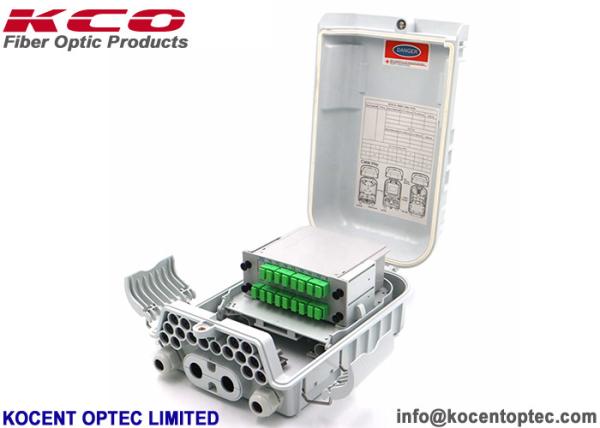 Buy cheap Outdoor IP65 FTTH 16 Ports Optical Fiber Termination Box White Color KCO-0416 from wholesalers