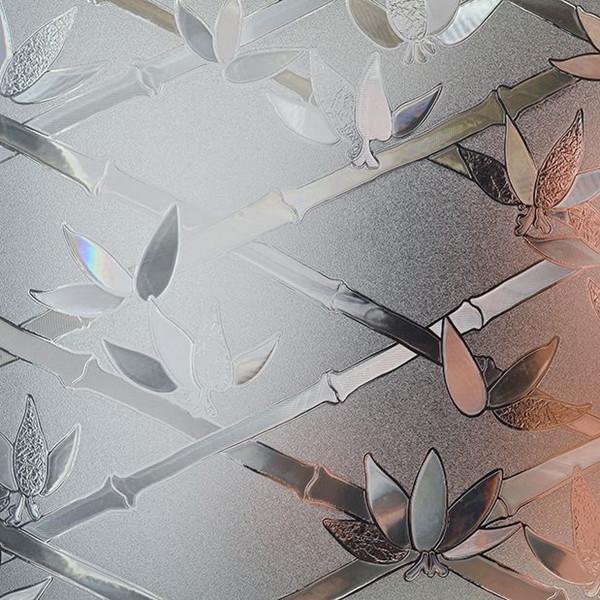 Buy cheap 3D Privacy Decorative Window Glass Film Bamboo Textured Pattern from wholesalers
