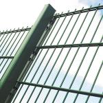 ECO Friendly fence designs twin wire fence 8/6/8 double wire mesh fence
