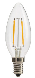 LED Filament 4w P45 400 Lumen Interior bright and energy efficient transparent European bedroom living room lighting
