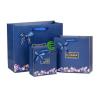 Buy cheap Party Blue Paper Bags With Handles , Luxury Recycled Paper Shopping Bags from wholesalers