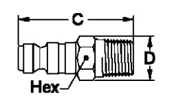 NPT Pneumatic Quick Coupling