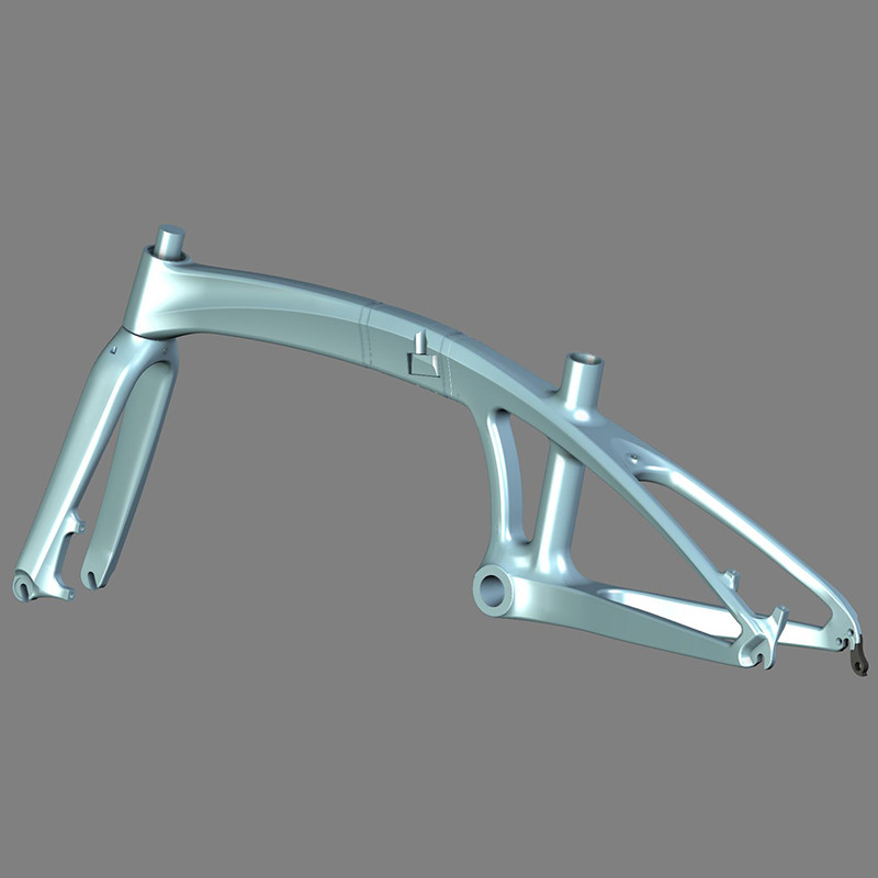 20 Inch Full Carbon Folding Bike Frame Bicycle Hard Frameset Lightweight