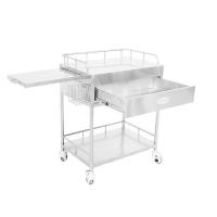Buy cheap Compact 3 Tier Stainless Medical Trolley Corrosion Proof With Drawers product