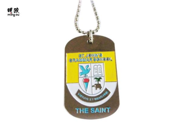 Buy cheap Soft Enamel Custom Engraved Military Dog Tags For Pets 50 * 30 * 2mm Size from wholesalers