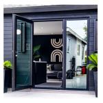 Skate Interior Thermal Break Casement Doors with Wide Swing Frame and Double