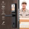 Buy cheap Touchscreen Smart Front Door Locks Fingerprint Anti Peep Tuya App Remote Control from wholesalers