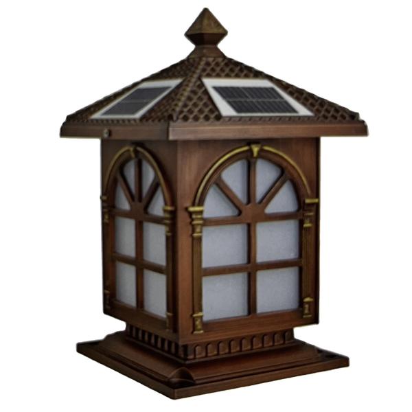 Buy cheap 250*250*370mm Integrated Solar Post Light 8W 12W 20W 30W 40W 60W for Outdoor Lighting from wholesalers