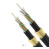 Buy cheap Aramid Yarn Stranded Loose Tube 100m ADSS 24 Core Fiber Optic Cable from wholesalers