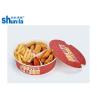 Buy cheap 150oz Popcorn Fried PLA Coated Paper Cup Fan With Plastic Lid from wholesalers