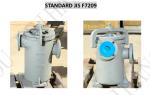 JIS F7209 Simplex Oil Straines & Single Oil Basket Filter 5K-50A Body - Cast