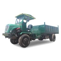 Buy cheap Articulated Chassis Four Wheel Drive Dump Truck / Small Tipper Truck 50HP Air product