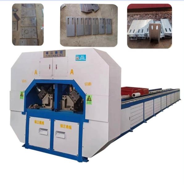 380V 15KW Steel Angle Bar Servo Drive Punching And Shearing Machine Stamping