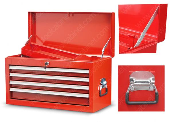 Buy cheap Welded Construction Mechanic Tool Cabinet Solid Steel 4 Drawer Top Chest from wholesalers