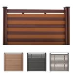 Custom WPC Composite Fence Boards Waterproof Composite Fencing Panels
