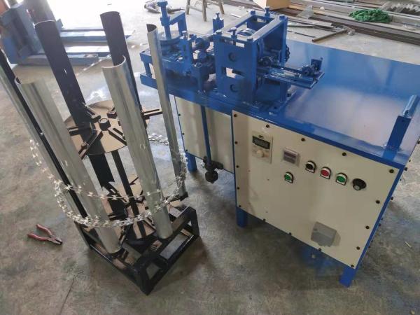 Buy cheap Touch Screen 40 Tons 5.5KW Concertina Wire Making Machine from wholesalers
