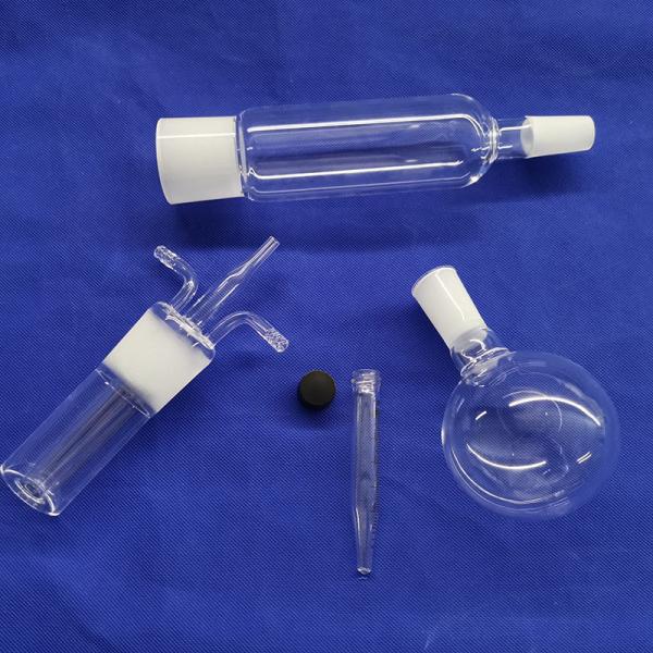 Buy cheap Customized Clear Quartz Glass Tube Reactor With Belt Grinding Mouth from wholesalers