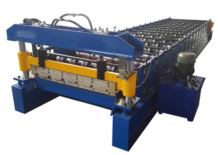 Zinc Glazed Tile Aluminium Roof Sheet Cold Roll Forming Machines for Profile Metal Roof Panels