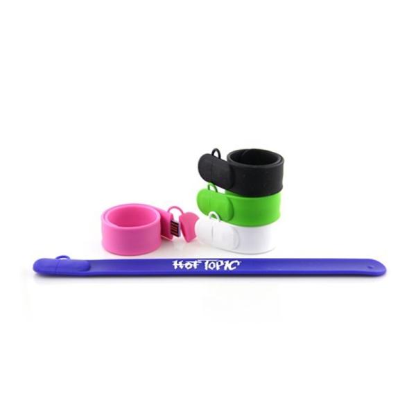 Buy cheap Customized Promotional Silicon Wristband USB Flash Drive, 8GB Bracelet USB Memory Stick from wholesalers