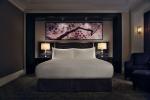 Five Star Leather Hotel Bedroom Furniture Sets King Size / Double Size With