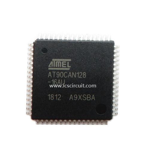 Buy cheap IC AT90CAN128-16AU Microcontroller 128k Bytes ISP Flash Memory from wholesalers