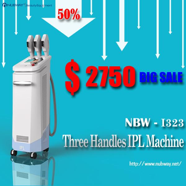 Buy cheap Unbelievable Special Price:50% off! 3 handles best IPL hair removal device manufacture from wholesalers
