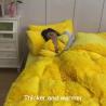Buy cheap 128x68 Fabric Density Mink Fur Velvet Fluffy Plush Bedding Set 4 Pieces Rainbow Color from wholesalers