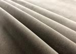 280GSM Soft Velvet Micro Polyester Fabric Warp Knitting Khaki 160cm Width
