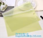 plastic underwear packing pe k zipper slider bag, zipper bag vinyl toiletry