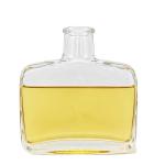 Glass Collar Square Flat Shoulder Cork Top Liquor Bottle for Special Design
