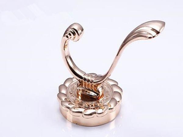 Chrome Plated Solid Wall Hangers Rose Gold Luxury Clothes Hooks Rose Gold