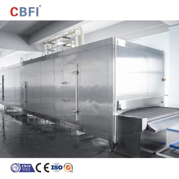 Buy cheap IQF Tunnel Conveyor Belt Cooling Freezing Machine For Pizza Tart Dough Tunnel Freezers from wholesalers