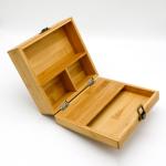 Wooden Tea Bag Organizer Tea Packet Collection Box Tea Chest Storage Holder -7*7
