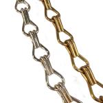 Hook Link With Anodized Insect Screen Room Dividers Aluminum Double Chain