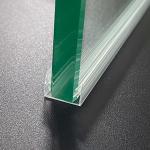 Co Extruded PVC Weather Stripping 10mm Glass Door Strip waterproof