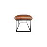Buy cheap Vintage Retro Rectangle long bench stool Chesterfield Leather Footstool with Iron Frame from wholesalers