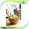 Buy cheap wooden bamboo salad bowls with serving hands and serving bowls from wholesalers
